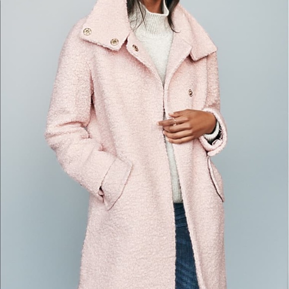 Eliza J Pink Teddy Coat - Picture 2 of 16